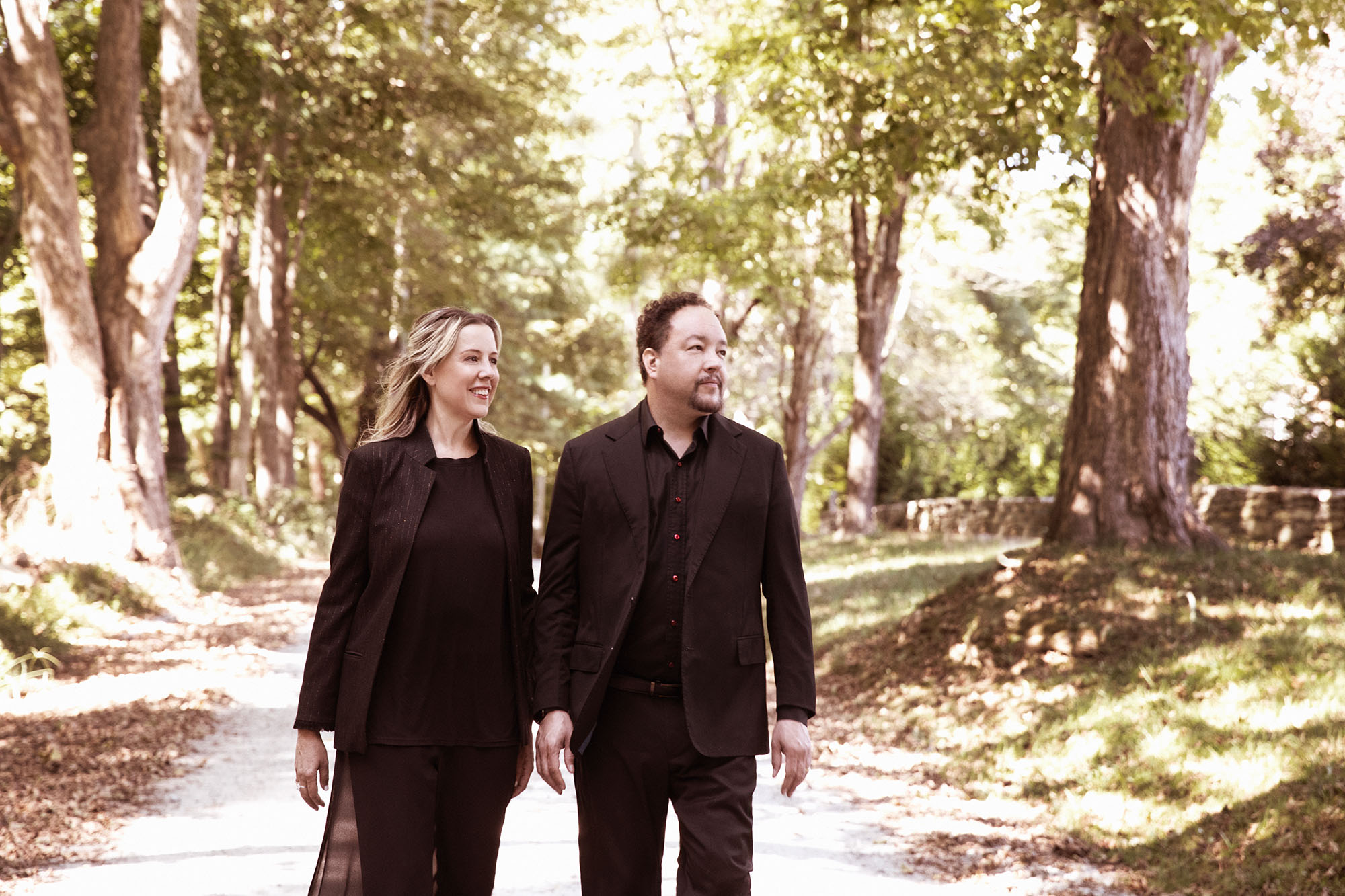 Victoria and Robert Paterson walking, Credit: Lisa Marie Mazzucco